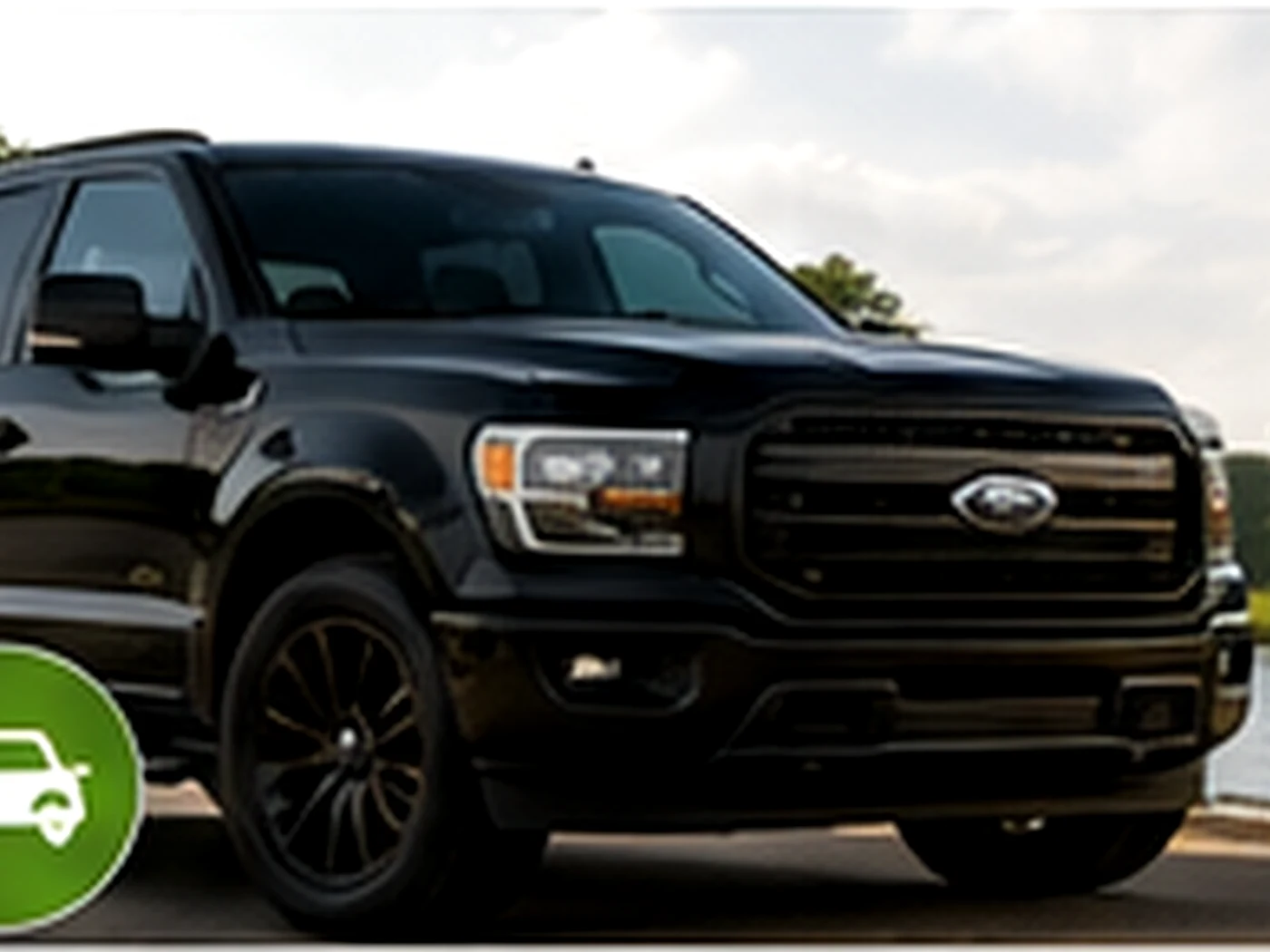 Dark tinted car windows